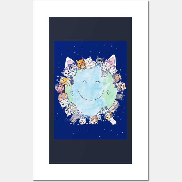 Happy Cat Planet - Choose your Personality Wall Art by HappyPawtraits